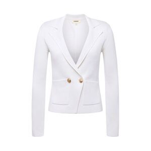 L'AGENCE Women's White Cotton Acrylic Blend Sofia Knit Blazer Medium NWOT